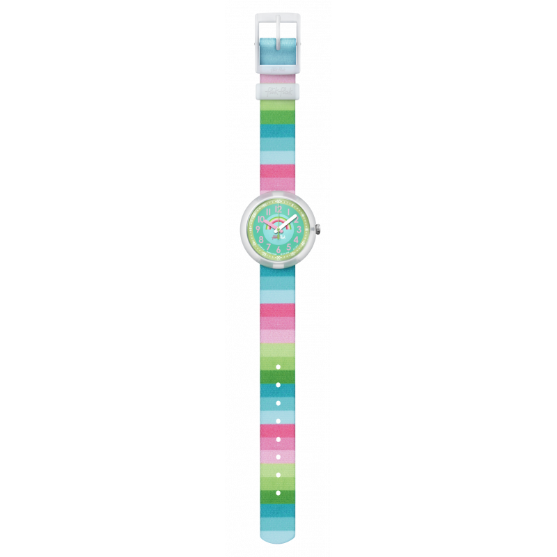 Montre fun et p dagogique Flik Flak FPNP014 STRIPY DREAMS pour