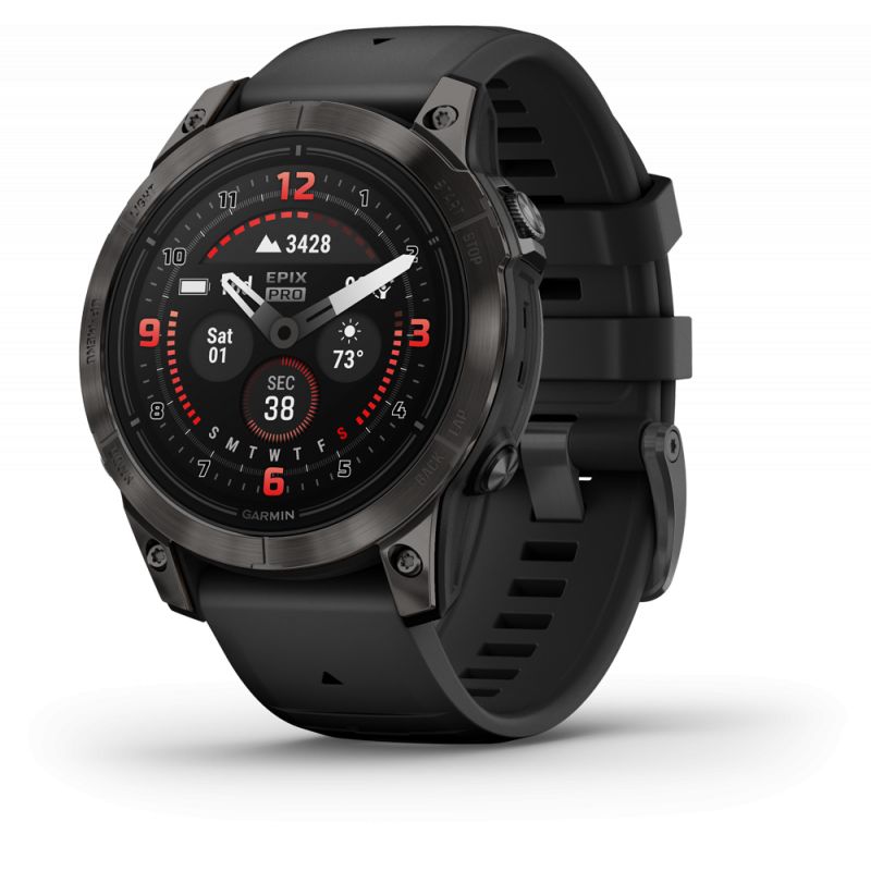 Montre Connectée Garmin Collection Epix Pro, Montre Connectée Homme, 010-02803-11