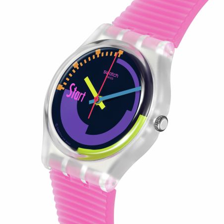 SO28K111 - SWATCH NEON PINK PODIUM