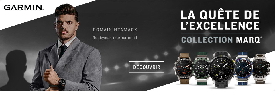 Garmin Bracelet Quickfit 20 Nylon noir chiné Accessoires montres